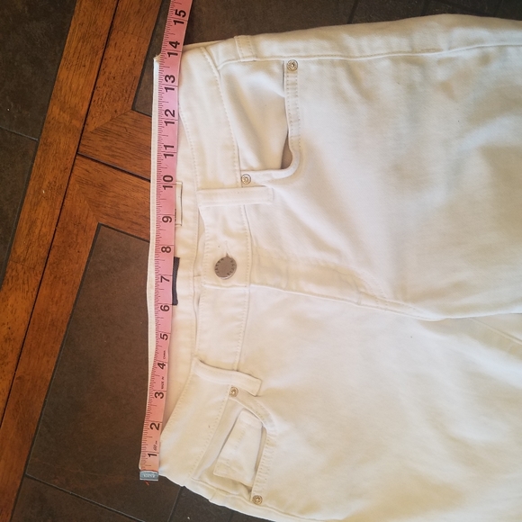 JACOB DAVIS Uma Ankle Skinny Jean White Stretch Size 26 - Picture 5 of 8
